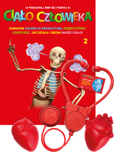 Przesyłka cz. 2 i 3 (tom 3 GRATIS!). Prenumerata "Ciało Człowieka", od tomu 2