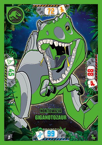 LEGO® Jurassic World™ - Nr 2: Noktowizja giganotozaur