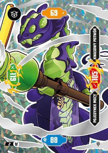 LEGO® NINJAGO® TCG11 - Nr 2: Pojedynek Mocy Kwasowy Potwór