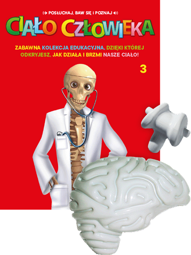 Przesyłka cz. 3, 4, 5 (tom 3 GRATIS!). Prenumerata "Ciało Człowieka", od tomu 3 - Premium