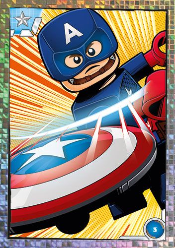 LEGO® MARVEL Avengers TCC - Nr 3: Komiksowy Kapitan Ameryka