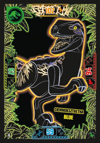 LEGO® Jurassic World™ - Nr 4: Ciemnokształtna Blue