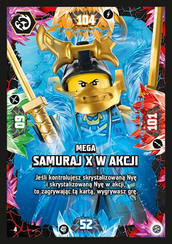 LEGO® NINJAGO® TCG8 - Nr 4: Mega Samuraj X w akcji