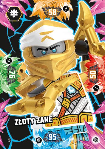 LEGO® NINJAGO® TCG8 - Nr 5: Złoty Zane