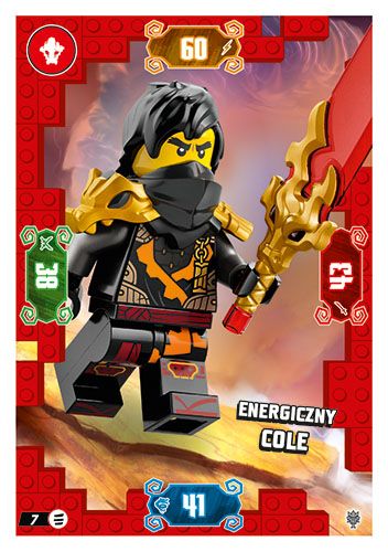 LEGO® NINJAGO® TCG11 - Nr 7: Energiczny Cole