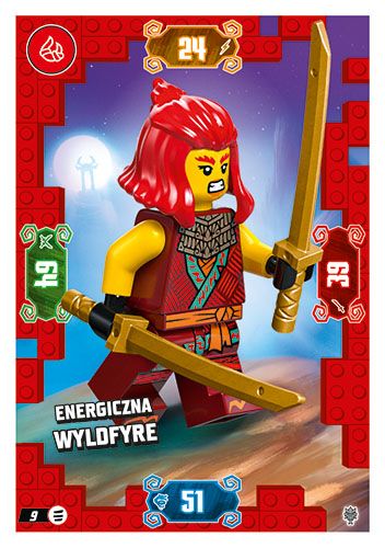 LEGO® NINJAGO® TCG11 - Nr 9: Energiczna Wyldfyre