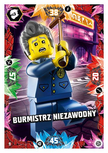 LEGO® NINJAGO® TCG8 - Nr 9: Burmistrz Niezawodny