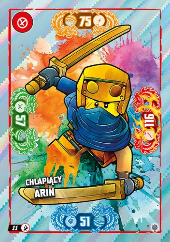 LEGO® NINJAGO® TCG11 - Nr 11: Chlapiący Arin