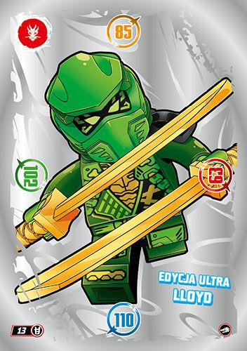 LEGO® NINJAGO® TCG10 - Nr 13: Edycja ultra Lloyd