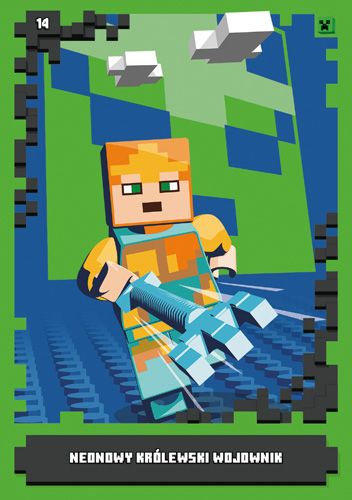 LEGO® Minecraft™ - Nr14: Neonowy królewski wojownik