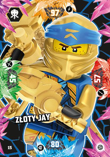 LEGO® NINJAGO® TCG8 - Nr 15: Złoty Jay