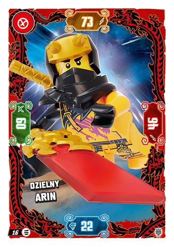 LEGO® NINJAGO® TCG11 - Nr 16: Dzielny Arin