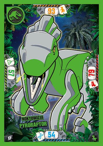 LEGO® Jurassic World™ - Nr 17: Noktowizja pyroraptor