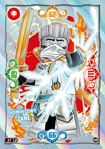 LEGO® NINJAGO® TCG10 - Nr 17: Komiksowy Zane