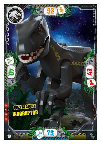 LEGO® Jurassic World™ - Nr 18: Przyczajony indoraptor