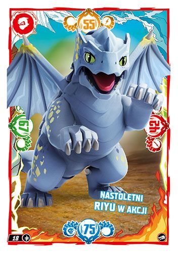 LEGO® NINJAGO® TCG10 - Nr 18: Nastoletni Riyu w akcji