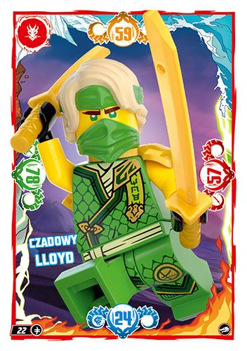 LEGO® NINJAGO® TCG10 - Nr 22: Czadowy Lloyd
