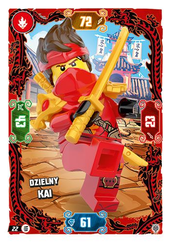 LEGO® NINJAGO® TCG11 - Nr 22: Dzielny Kai