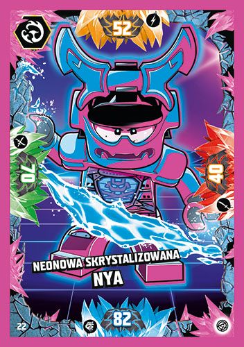 LEGO® NINJAGO® TCG8 - Nr 22: Neonowa skrystalizowana Nya
