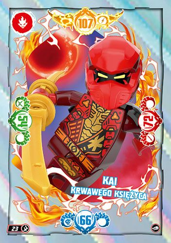 LEGO® NINJAGO® TCG10 - Nr 23: Kai Krwawego Księżyca