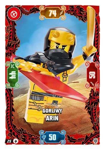 LEGO® NINJAGO® TCG11 - Nr 25: Gorliwy Arin