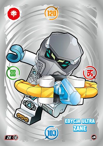 LEGO® NINJAGO® TCG10 - Nr 26: Edycja ultra Zane