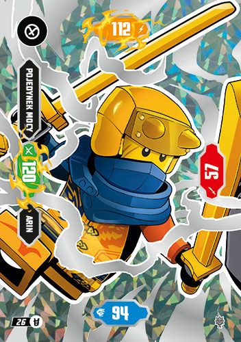 LEGO® NINJAGO® TCG11 - Nr 26: Pojedynek Mocy Arin
