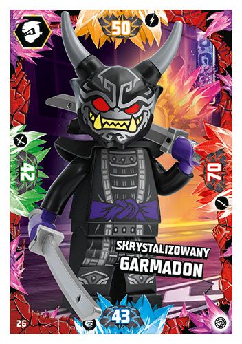 LEGO® NINJAGO® TCG8 - Nr 26: Skrystalizowany Garmadon