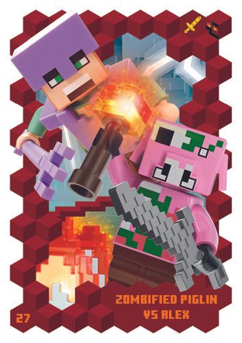 LEGO® Minecraft™ TCC3 - Nr  27: Zombified Piglin vs Alex 