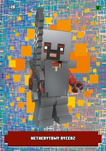 LEGO® Minecraft™ - Nr28: Netherytowy rycerz