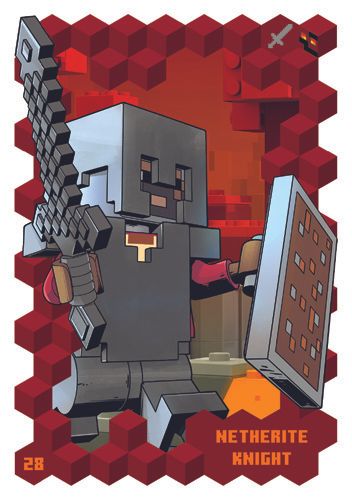 LEGO® Minecraft™ TCC3 - Nr  28: Netherite Knight  