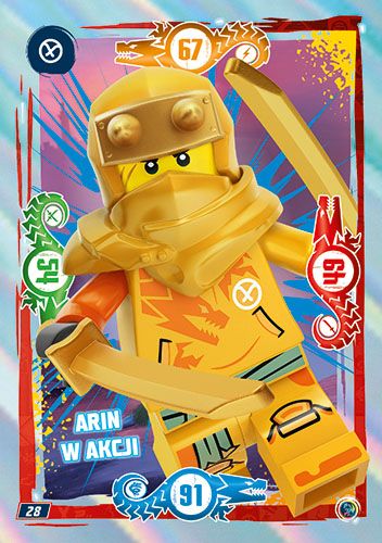 LEGO® NINJAGO® TCG9 - Nr 28: Arin w akcji
