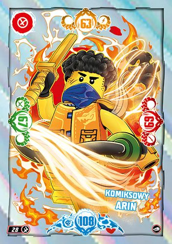 LEGO® NINJAGO® TCG10 - Nr 28: Komiksowy Arin
