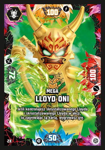 LEGO® NINJAGO® TCG8 - Nr 28: Mega Lloyd Oni
