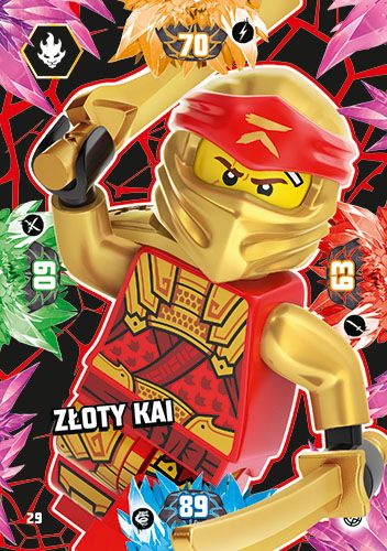 LEGO® NINJAGO® TCG8 - Nr 29: Złoty Kai