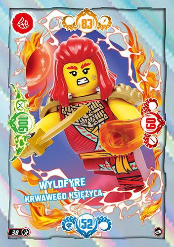 LEGO® NINJAGO® TCG10 - Nr 30: Wyldfyre Krwawego Księżyca