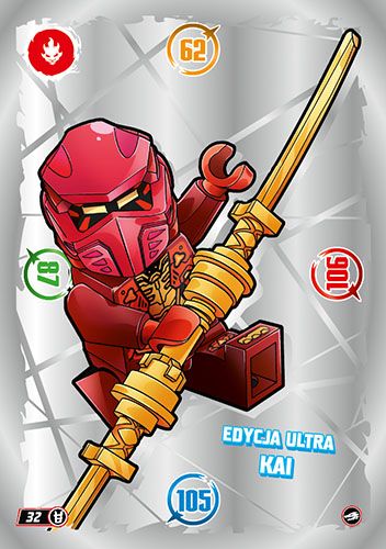 LEGO® NINJAGO® TCG10 - Nr 32: Edycja ultra Kai