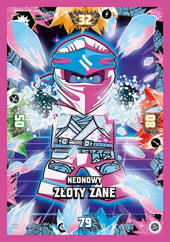 LEGO® NINJAGO® TCG8 - Nr 32: Neonowy złoty Zane