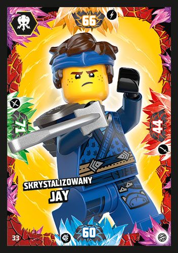 LEGO® NINJAGO® TCG8 - Nr 33: Skrystalizowany Jay