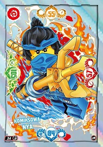 LEGO® NINJAGO® TCG10 - Nr 34: Komiksowa Nya