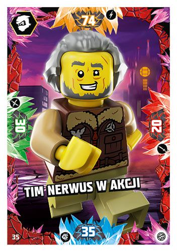 LEGO® NINJAGO® TCG8 - Nr 35: Tim Nerwus w akcji