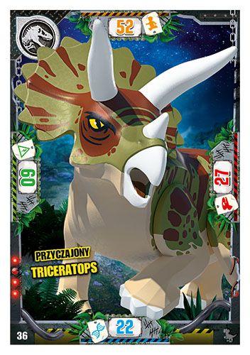 LEGO® Jurassic World™ - Nr 36: Przyczajony triceratops