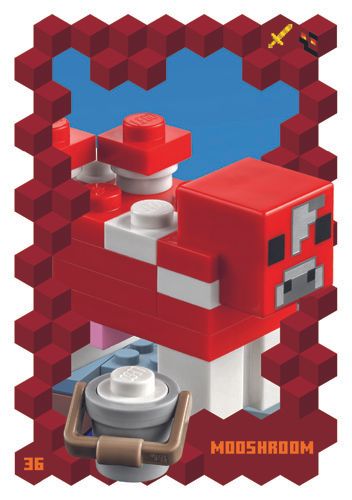 LEGO® Minecraft™ TCC3 - Nr  36: Mooshroom