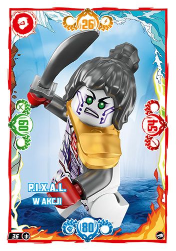 LEGO® NINJAGO® TCG10 - Nr 36: P.I.X.A.L. w akcji