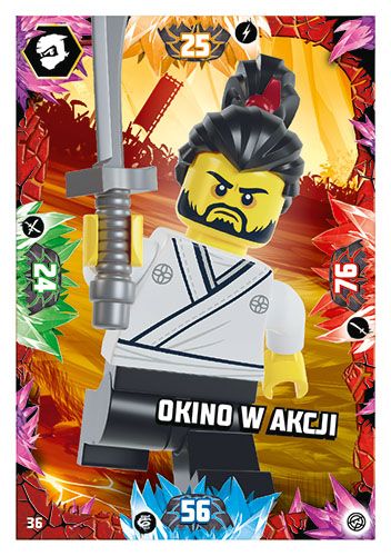 LEGO® NINJAGO® TCG8 - Nr 36: Okino w akcji
