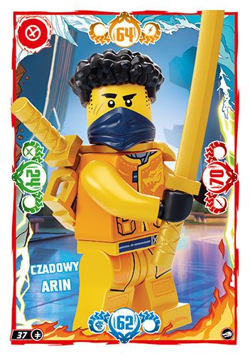 LEGO® NINJAGO® TCG10 - Nr 37: Czadowy Arin