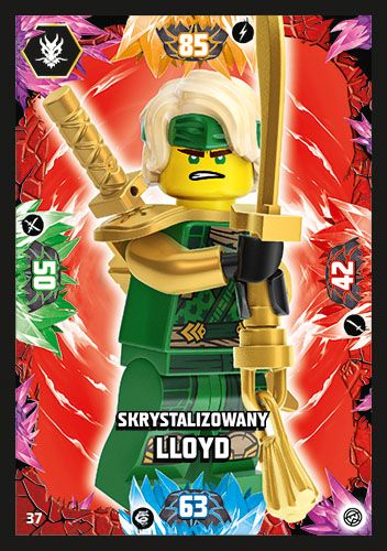 LEGO® NINJAGO® TCG8 - Nr 37: Skrystalizowany Lloyd