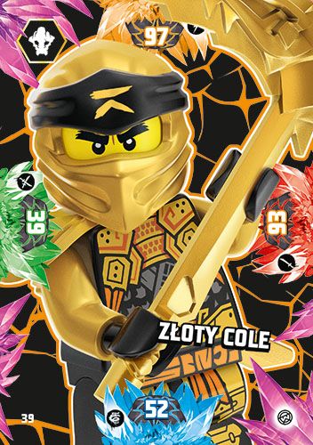 LEGO® NINJAGO® TCG8 - Nr 39: Złoty Cole