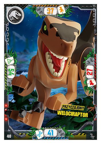 LEGO® Jurassic World™ - Nr 40: Przyczajony welociraptor