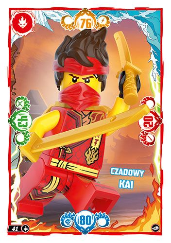 LEGO® NINJAGO® TCG10 - Nr 41: Czadowy Kai